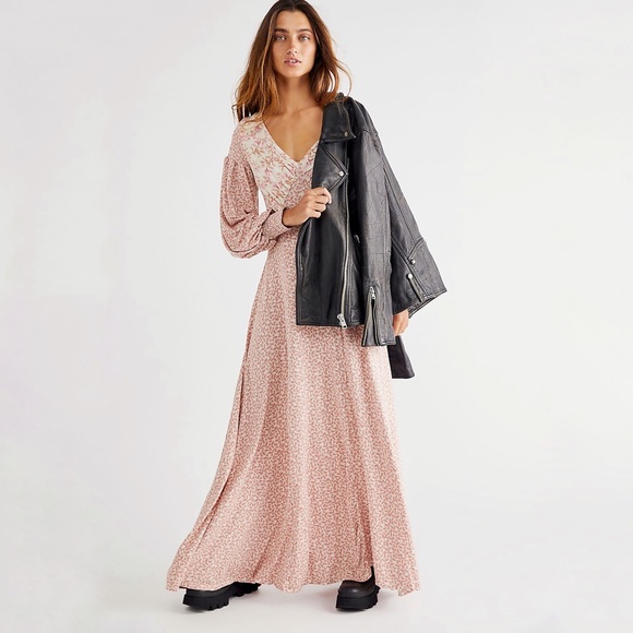 Free People Dresses & Skirts - Free People Love Story Maxi Dress Tea Combo